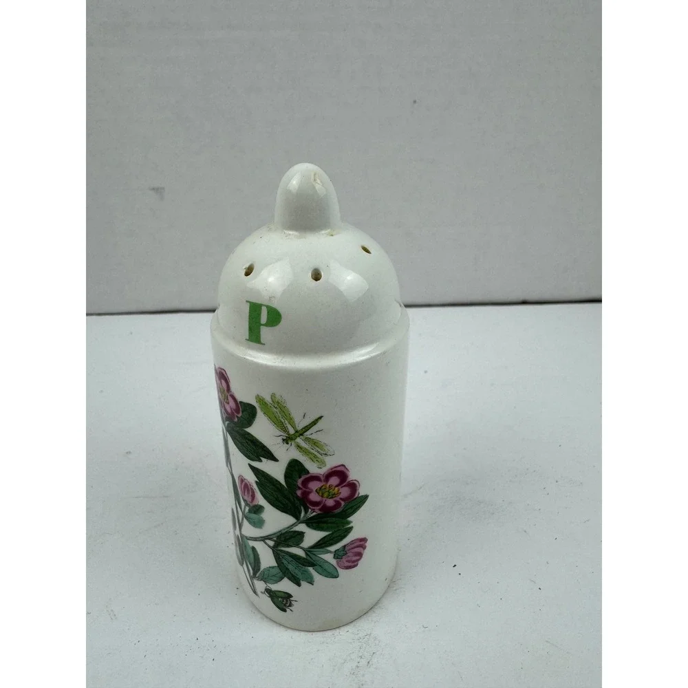 Portmeirion Botanic Garden Pepper Shaker Dog Rose Rosa Canina England Vintage